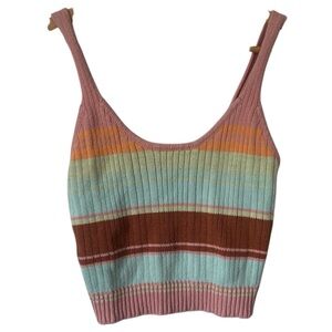 Freshman 1996 knit crochet tank top woman’s small